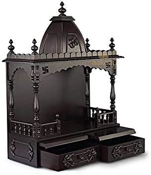 aakaar Idols & Temples - Premium Ethnic Wall Mounted Wooden Temple with ...