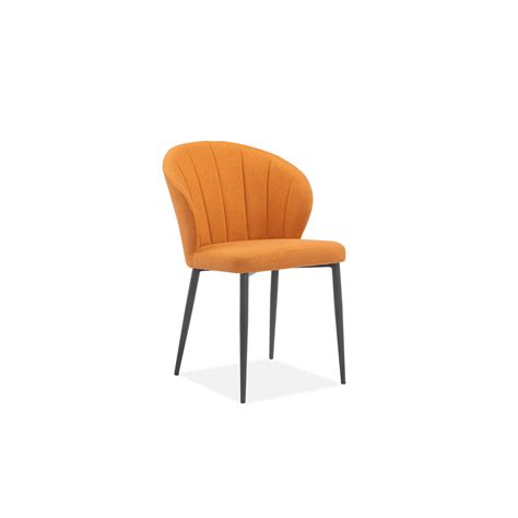 Meridian Dining Chair in Orange Fabric – Homestolife.in