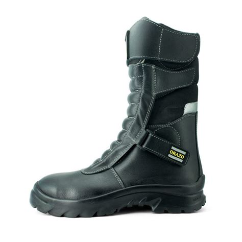 Orazo IBIS Classic Velcro Water Resistant Motorcycle Riding Boots (Bla ...