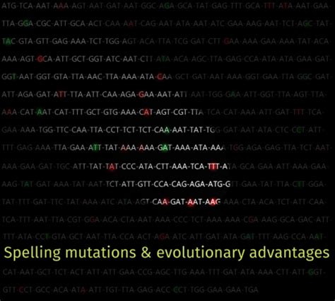 Spelling mutations and evolutionary advantages | NCBS news