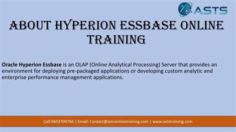 Image result for Hyperion Essbase SmartView Training