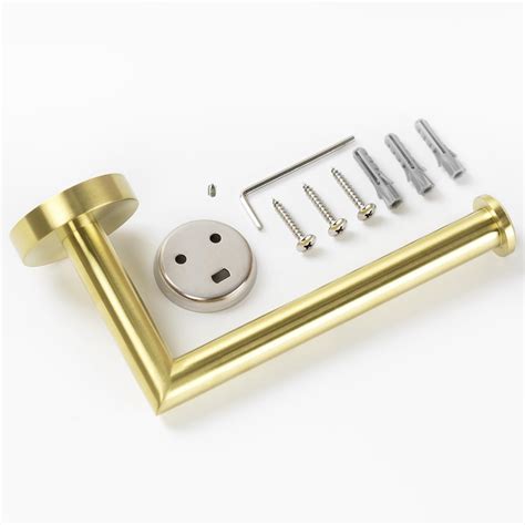HITSLAM Brushed Gold Toilet Paper Holder Wall Mount India | Ubuy