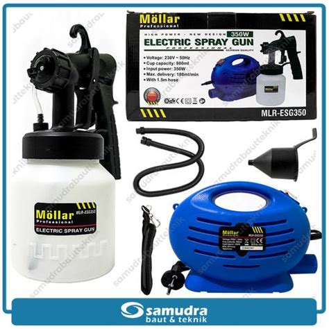 Jual Spray Gun Listrik MOLLAR MLR-ESG350 Mesin Semprot Cat Model Paint ...