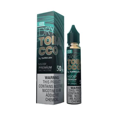 Iced Dry Tobacco - Vgod Salt | 30ML | 25MG 50MG | Indian Vape
