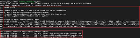 Image result for Meraki API Python Script