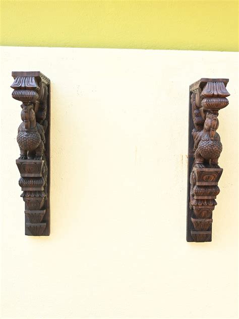 Wooden Wall Corbals (Brackets) – Sengottuvel Wood Carvings