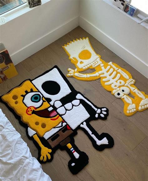 Skeleton Spongebob Hand Tufted Rug – Kaleen Kari