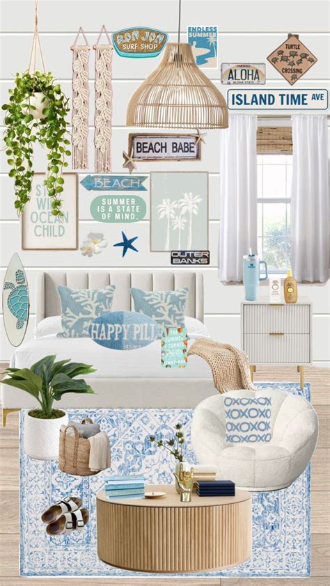 Beach Girl Aesthetic Bedroom Decor ☀️🌊👙