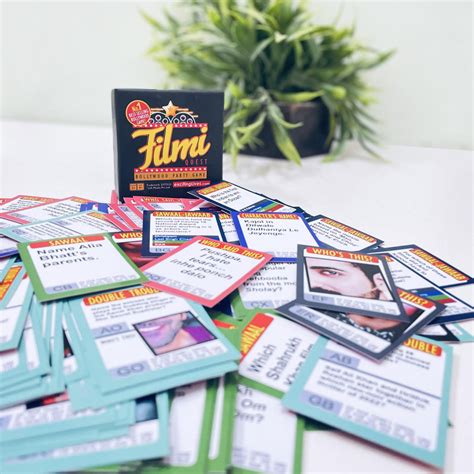 Exciting Lives Filmi Quest Bollywood Party Card Game – UniEssential