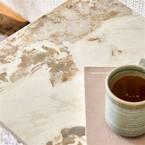 Buy Covet Ceramic Top Accent Table - Beige from Home Centre at just INR ...
