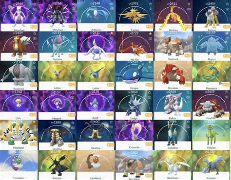 Pokemon Legendary Pokemon Names