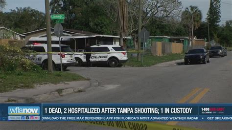 1 dead, 2 hospitalized after Tampa shooting, 1 in custody, police say ...