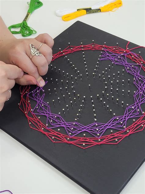 Image result for Tutorial of Thread Art