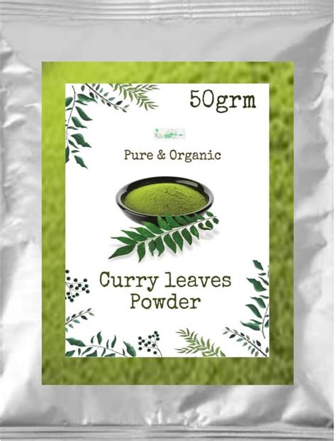 BEST MILEGA 100% Pure & Organic Curry Leaves Powder Curry Leaves to ...