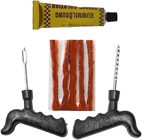 NIKAVI Puncture Repair Kit - Bike, Scooters, Autos, Car & Truck Tires ...