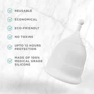 Buy PEE SAFE MENSTRUAL CUP (LARGE) & BIO PANTY LINERS COMBO | EXTRA ...