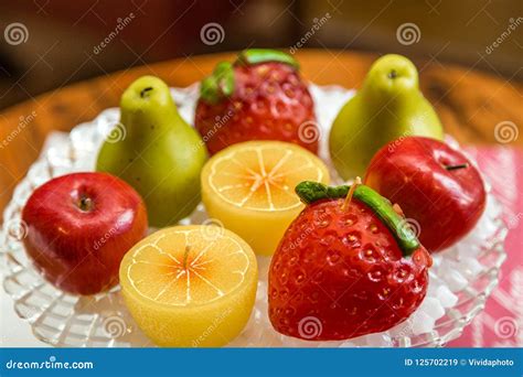 Fruit shaped candles stock image. Image of shaped, fruit - 125702219