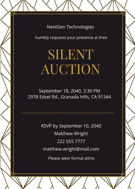 Image result for Formal Invitation Example