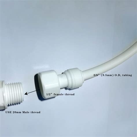 YZMSZ 3/8" Female Thread Adapter Quick Connect Fitting Water Purifiers ...
