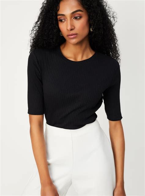Buy Women Ribbed Top Online at just Rs. 399.0 - 1000013253639 | Max Fashion