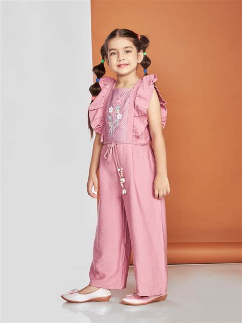 Girls Fashion Jumpsuit with Belt 19129 – Peppermint