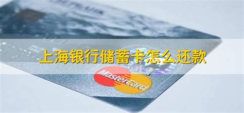 上海银行储蓄卡怎么还款 - 财梯网