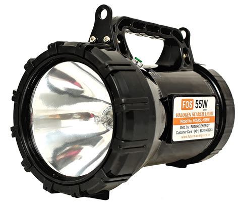 FOS Army Search Light 55W Halogen (Warm White 2700K) Heavy Duty ...