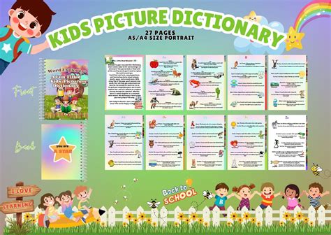 A KID’S FRIENDLY PICTURE DICTIONARY – tinderas.com