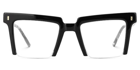 Semi-rim Ramzan Glasses with acetate for men -Zeelool Glasses