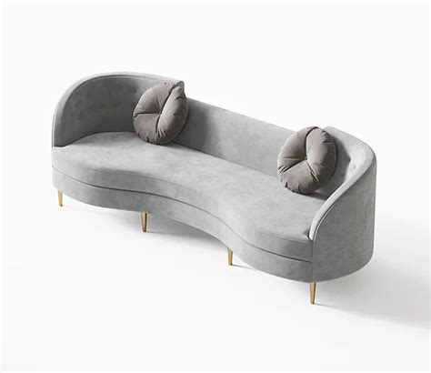 Derolus Luxury Curved Sofa – On Wood Products