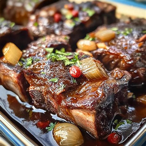 Ultimate Slow Baked Oven Roasted Beef Short Ribs Recipe – The Yummy ...