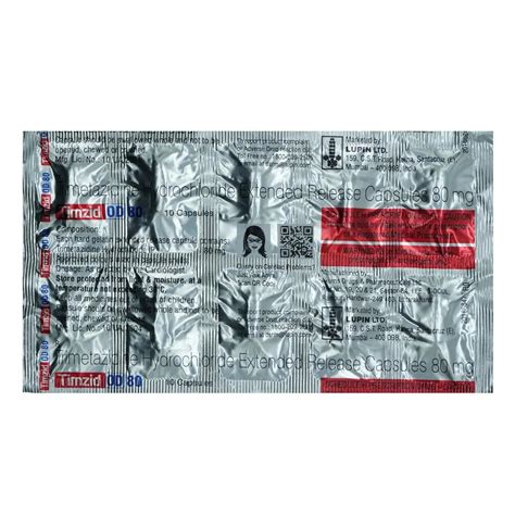 Timzid OD 80 - Strip of 10 Capsules : Amazon.in: Health & Personal Care
