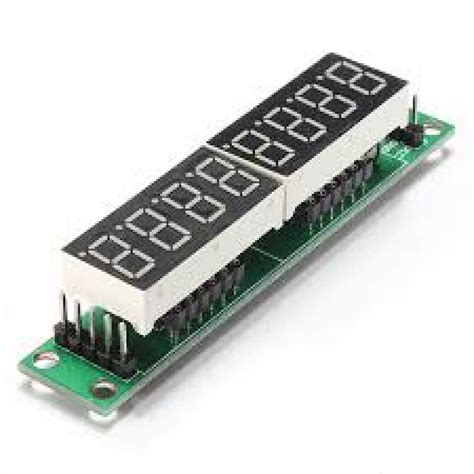 Image result for MAX7219 Arduino 7-Segment 8-Digit