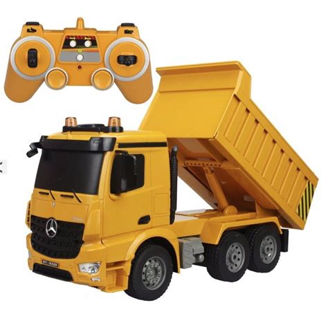 Large 14 Inch Rc Mercedes Benz Heavy Construction Dump Truck Remote ...