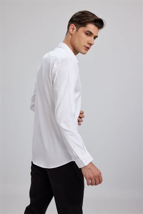 Buy Men''s Self Obstruct White Shirt Online | SNITCH