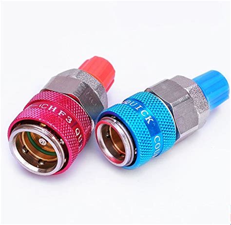 Generic HVAC Car Automotive AC R134a System Quick Couplers/Connectors ...