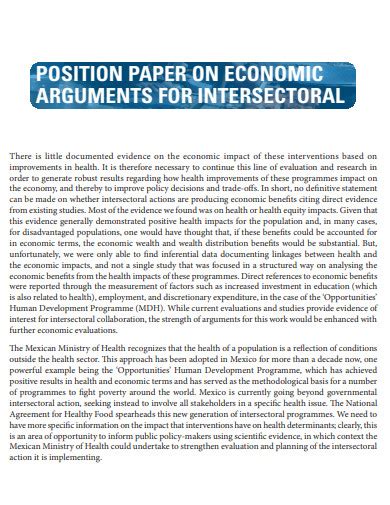 Image result for Position Paper Essay Example