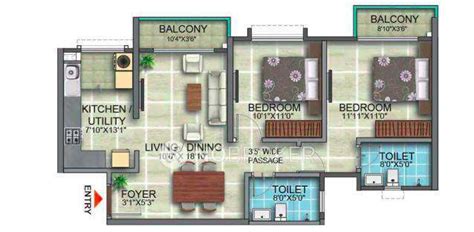 Kumar Prospera HBR HBR Layout - Without Brokerage Unfurnished 2 BHK ...