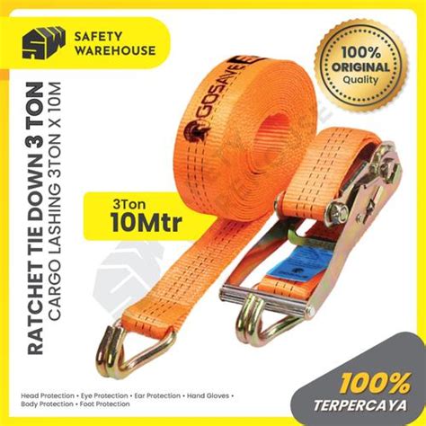 Jual Ratchet Tie Down 3Ton x 10M / Cargo Lashing Pengikat Barang ...