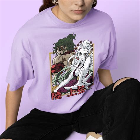Women Daki demon slayer graphic printed oversized Tee – Kyloug Fast ...