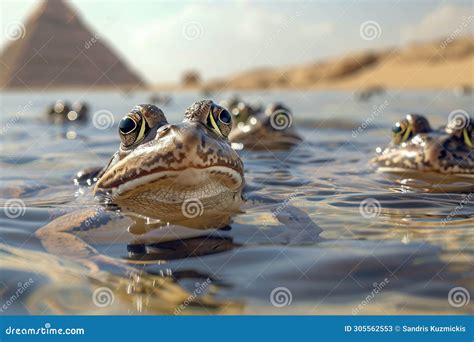 Frogs Plague Egypt: A Biblical Depiction Of The Ten Plagues Stock Photo ...