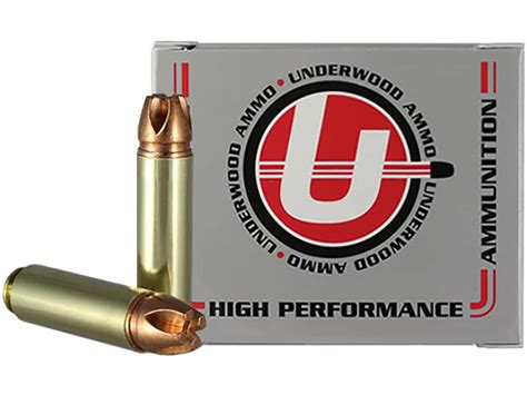 Underwood 50 Beowulf Ammo 350 Grain Lehigh Xtreme Penetrator Fluted
