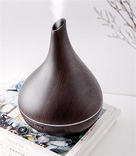 Buy Pearl Garden Wood Grain Aroma Diffuser 400Ml Capacity Artistic ...