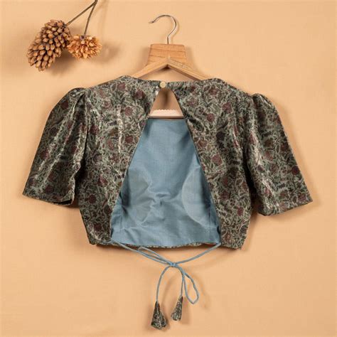 Velvet Backless Blouse – Fabcurate