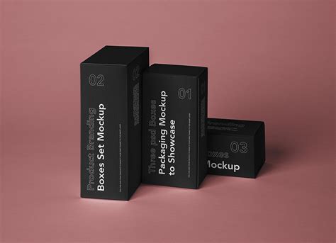 Product Branding Boxes Mockup Presentation PSD | Free PSD Templates