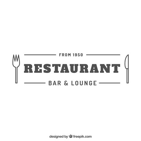 Restaurant logo Images - Free Download on Freepik