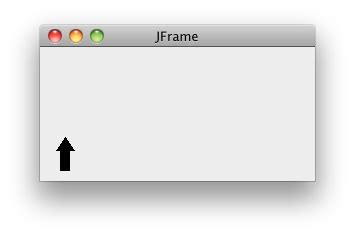 How to Draw an Arrow in Java in GUI Graphics 的图像结果