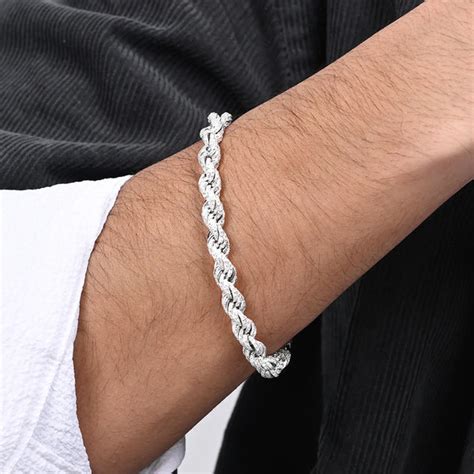 Bold Silver Knot Bracelet – Touch925