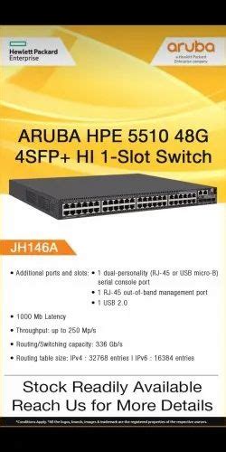 Aruba Switch - Hp Server System Trader - Retailer from Chennai