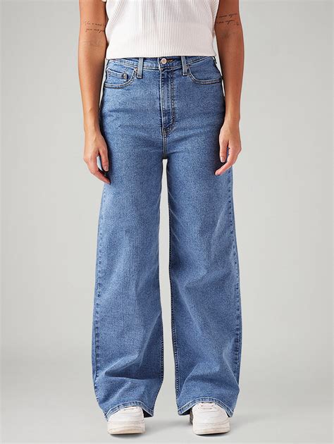 Women's Blue Loose Fit High Rise Jeans – Levis India Store